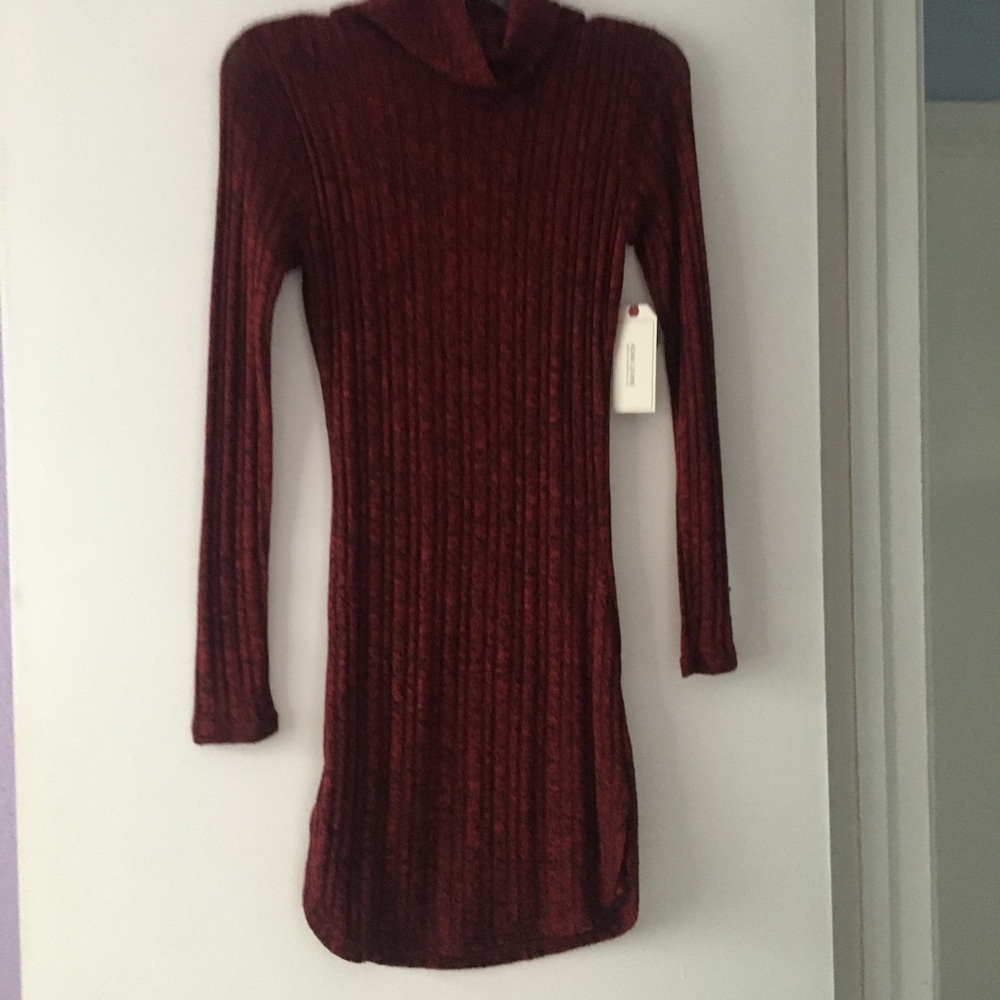 NWT Adam Levine cowl neck long sleeve dress